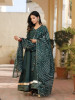 Meera Green Bandhani Suit