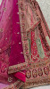 Magenta Velvet Sequins, Embroidery, Diamond & Handwork Wedding-Wear Bridal Lehenga Choli