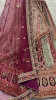 Wine Red Velvet Sequins, Embroidery, Diamond & Handwork Wedding-Wear Bridal Lehenga Choli