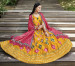 Yellow Silk Sequins, Embroidery & Thread-Work Party-Wear Stylish Lehenga Choli