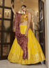 Yellow Georgette Embroidery & Sequins-Work Party-Wear Stylish Lehenga Choli