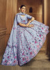 Light Powder Blue Georgette Sequins, Embroidery & Thread-Work Party-Wear Stylish Lehenga Choli
