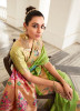 Light Green Paithani Silk Weaving Party-Wear Saree