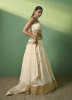 White Georgette Sequins-Work Wedding-Wear Stylish Lehenga Choli