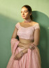Pink Georgette Sequins-Work Wedding-Wear Stylish Lehenga Choli