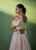 Light Pink Georgette Sequins-Work Wedding-Wear Stylish Lehenga Choli
