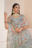 Multicolor Net With Handwork Bridal-Wear Lehenga Choli