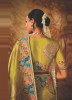 Yellow Kanjivaram Silk Tissue Hand Embroidered Wedding-Wear Saree