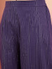 Striped Regular Kurta With Trousers & Dupatta