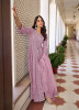 Lilac Georgette Embroidered Ramadan Special Front-Slit Salwar Kameez