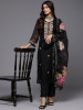 Women Floral Embroidered Regular Kurta with Trousers & Dupatta