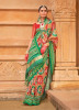 Multicolor Printed Festive-Wear Patola Silk Saree