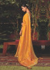 Orange Dola Silk Woven Party-Wear Saree