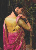 Magenta Dola Silk Woven Party-Wear Saree