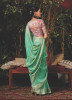 Light Mint Green Dola Silk Woven Party-Wear Saree