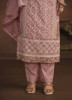 Pink Organza Thread-Work Ramadan Special Plus-Size Salwar Kameez