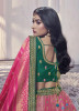 Magenta Dola Silk Handwork Wedding-Wear Bridal Lehenga Choli
