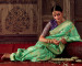 Mint Green Kanjivaram Woven Silk Party-Wear Saree
