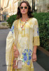 Light Cream Cotton Embroidered Festive-Wear Trending Readymade Salwar Kameez