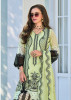 Light Sage Green Soft Organza Thread-Work Festive-Wear Pakistani Readymade Salwar Kameez