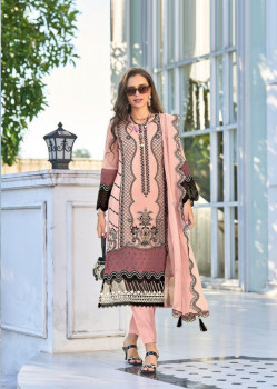 Light Pink Soft Organza Thread-Work Festive-Wear Pakistani Readymade Salwar Kameez