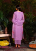 Lilac Organza Digitally Printed Party-Wear Pant-Bottom Readymade Salwar Kameez