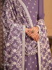 Lavender Faux Georgette Thread-Work Festive-Wear Plus-Size Salwar Kameez