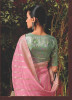 Pink Dola Silk Woven Party-Wear Saree