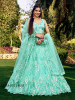 Aqua Net Sequins-Work Party-Wear Gliterring Lehenga Choli