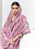 Lilac Organza Digitally Printed Party-Wear Boutique-Style Saree